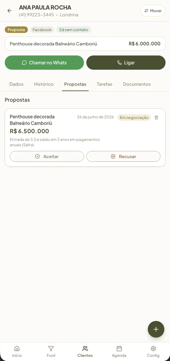 Tela do app BAZE 6